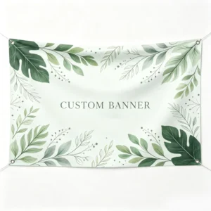 Vinyl Banner with Reinforced Fabric, Custom PVC, for Rock Climbing Gym Sign