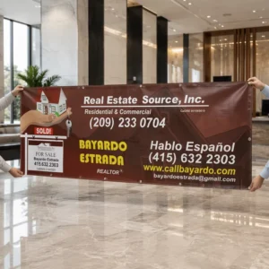 Vinyl Customized Colorful Banner with Grommets for Advertising Display