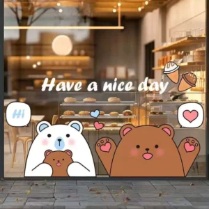 Vinyl Decorative Sticker Customization Waterproof Removable Self adhesive Holiday Decoration