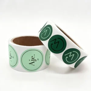 Vinyl Festival Labels Stickers Waterproof Self-Adhesive Clear Roll for Gift Packaging