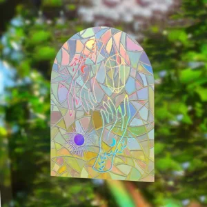 Vinyl Rainbow PVC Window Stickers and Sun Catchers for Glass, Mirror, or Car Window