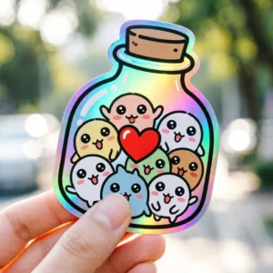 Vinyl Waterproof Custom Die-Cut Logo Printing Stickers