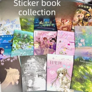 Volume 1 Vintage Japanese Style Planner Cut-Out Diary Decal Book Collection
