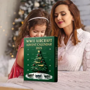 WWII Aircraft Advent Calendar Military Aviation Model Blind Boxes for Holiday Gifts