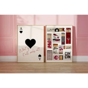 Wall Art Banner UV-Resistant Double Stitching 3P Display for Birthday