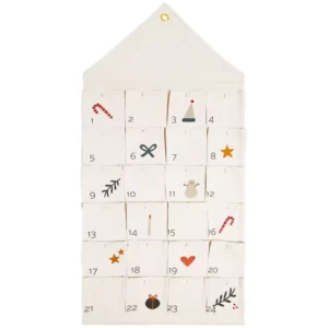 Wall Hanging Advent Calendar With Pocket Linen Christmas Decoration Christmas Calendar