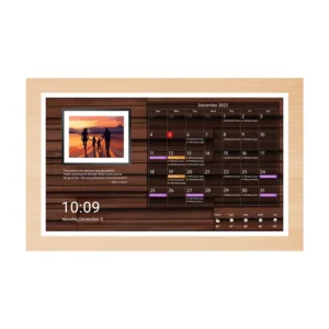 Wall Mounted 21.5″ Touch Screen Electronic Calendar Digital Signage Photo Frame 1920×1080
