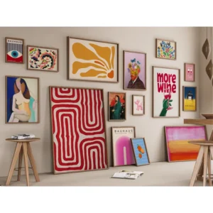 Wall Painting Posters Full Customization 3P Banner Frame Wall Art Poster for Earth Day