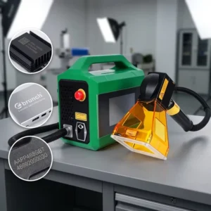 Warehouse Mobile Laser Marking Machine for Metal Shelves, Batch Numbers, and QR Codes