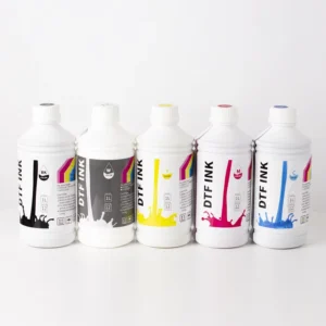 Wash Resistant Water based DTF Pigment Ink with Polyurethane Binder for Heat Transfer Digital Printing