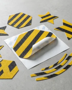 Water-Activated Safety Adhesive Stickers, EVA and PVC Anti-Slip Stair Tread Tape, Die-Cut