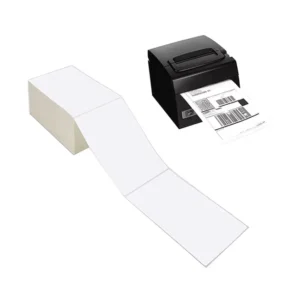 Waterproof Adhesive Fanfold Thermal Shipping Label Paper for Waybills and Packaging