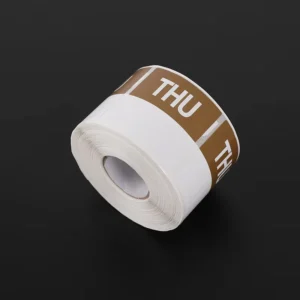 Waterproof Adhesive Roll Paper Label Sticker for Shipping, Supermarket, Grocery, and Exhibition Use