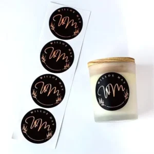 Waterproof Color-Printed Mailing Sealing Thank You Stickers for Package Boxes