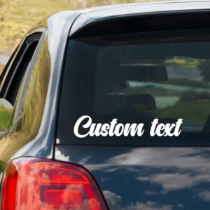 Waterproof Custom Car Boat Truck Vinyl Stickers Full Color UV Printed UV Varnishing Eco-Friendly Die Cut Advertising