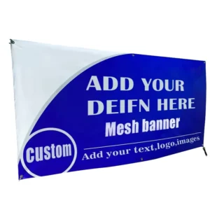 Waterproof Custom Printed PVC Banner with Grommets, Full Color, for Store