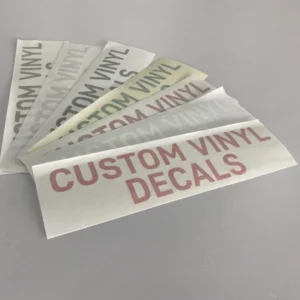 Waterproof Die-Cut Stickers, Multicolor Customizable Glass Decals