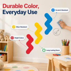 Waterproof Durable PVC Self-Adhesive Vinyl UV-Printed Removable Wall Stickers for Living Room and Bedroom