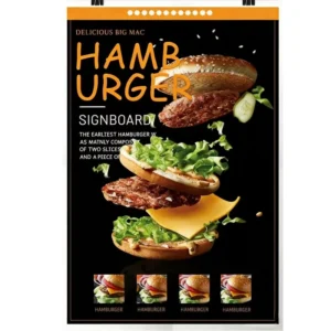Waterproof High Definition Durable UV Resistant Eco Friendly Poster Letterpress Printing Customizable for Food Display