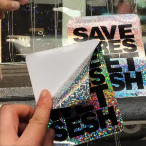Waterproof Holographic Sticker Decals for Outdoor Use