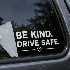 Waterproof Laser Cut Car Decals High Adhesive Vinyl Stickers for Rear Windshield