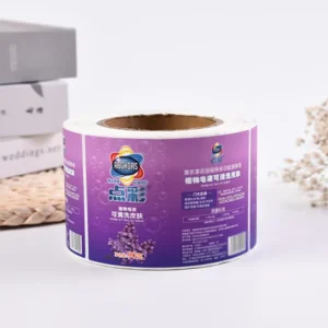 Waterproof Oil-Proof BOPP Shrink Label Sticker Roll, Custom Printing, Personalized Logo