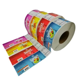 Waterproof Oil-Proof UV Vinyl Self-Adhesive Beverage Packaging Stickers