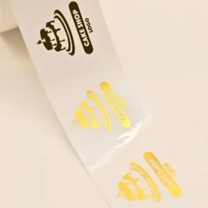 Waterproof Oil-Resistant Glossy BOPP Vinyl Adhesive Labels with Die-Cut Custom Shapes and UV Resistance