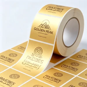 Waterproof PP Self-Adhesive UV-Resistant Vinyl Labels, Offset Printed, Glossy, Cold Stamping