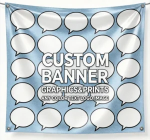 Waterproof PVC Banner with UV Printing, Barricade Grade, Outdoor Amphitheater Sign