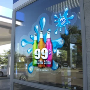 Waterproof PVC Window Sticker Custom UV Printed Christmas Static Cling Decal for Home Decoration Vinyl Style