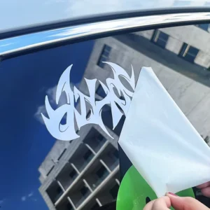 Waterproof Removable Customized Decal Sticker Car Window Decal Shop Window Die Cut Shape Glass PVC Transfer Sticker