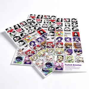 Waterproof Removable Glitter PVC Planner Sticker Sheets, Holographic, Kiss-Cut, Packaging Labels, Suppliers