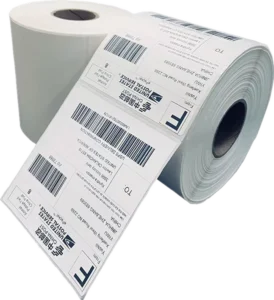 Waterproof Scratch-Proof Oil-Proof Thermal Adhesive Square Barcode Labels for Clothing Hangtags, Milk Tea, and Logistics