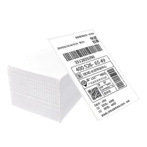 Waterproof Self-Adhesive Foldable Thermal 4 x 6 Inch Shipping Labels for Warehouse Tracking From China Factory