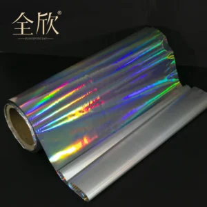 Waterproof Solvent Laser Holographic PET Plastic Film Sticker Self-Adhesive for Color Printing and Advertising Engraving