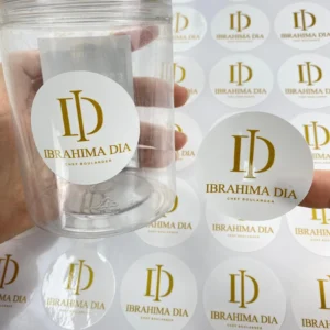 Waterproof Synthetic Paper Vinyl Labels for Drink Cups and Perfume Bottles