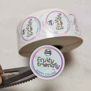 Waterproof Tear-Resistant Die-Cut Self-Adhesive Vinyl Sticker Paper Labels