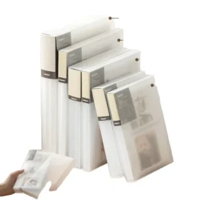 Waterproof Transparent PP 3-Inch Photo Binder, 40-240 Capacity, for Mini Photo Album Idol Photocard