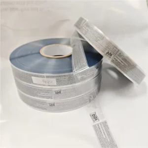 Waterproof Transparent Vinyl Label Rolls for Cosmetic Bottles