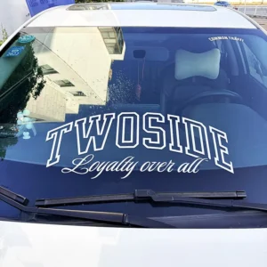 Waterproof UV Resist Vehicle Transfer Vinyl Amine Bumper Windshield Banner Car Window Stickers Die Cut Custom Logo 3d Car Decals