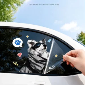 Waterproof UV Resistance Vehicle Transfer Amine Car Decals Custom Vinyl Chrome Die Cut Car Window Stickers for 3d Car Decal