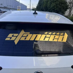 Waterproof UV Resistant Personalized PVC Transfer Stickers Reflective Colour Custom Windshield Banners for Car Truck SUV