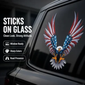 Waterproof UV-Resistant Removable Self-Adhesive Vinyl Car Window and Body Decals