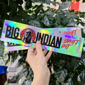 Waterproof UV Resistant Scratch Proof Rainbow Reflective Die Cut Customized Holographic Stickers