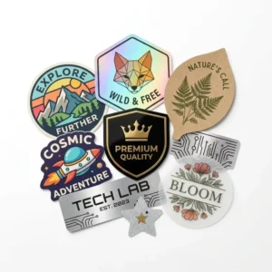 Waterproof Vinyl Custom Stickers for Brand Packaging Photo Frames Matte Die-Cut Decals