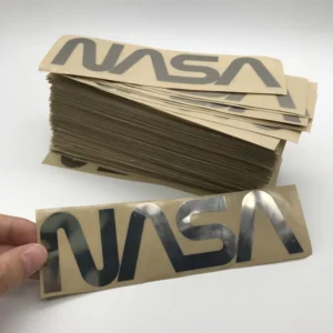 Waterproof Vinyl Metal Transfer Stickers for Logo and Letter Printing