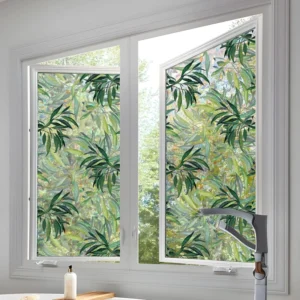 Waterproof Window Sticker Frosted Finish Removable Cling