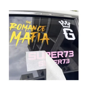 Weather-Resistant Waterproof Custom Vinyl Transfer Decal for Car Window