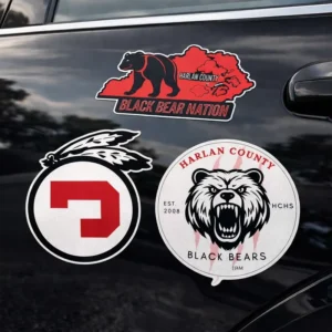 Weatherproof Custom Logo Design Reuseable Car Magnetic Stickers Car Body Bumper Car Magnets Signs